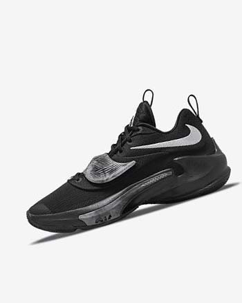 Nike Zoom Freak 3 Negros Grises Rosas Metal Plateados | MX 2897